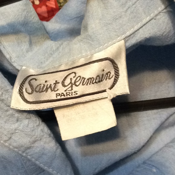 Classic summer jacket size small in chambray blue - Picture 6 of 7